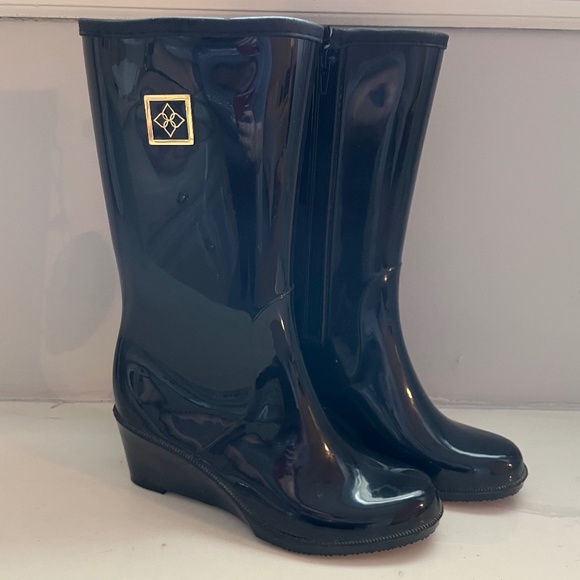 däv | Weatherproof Rain Boots with wedge heel - Picture 1 of 5